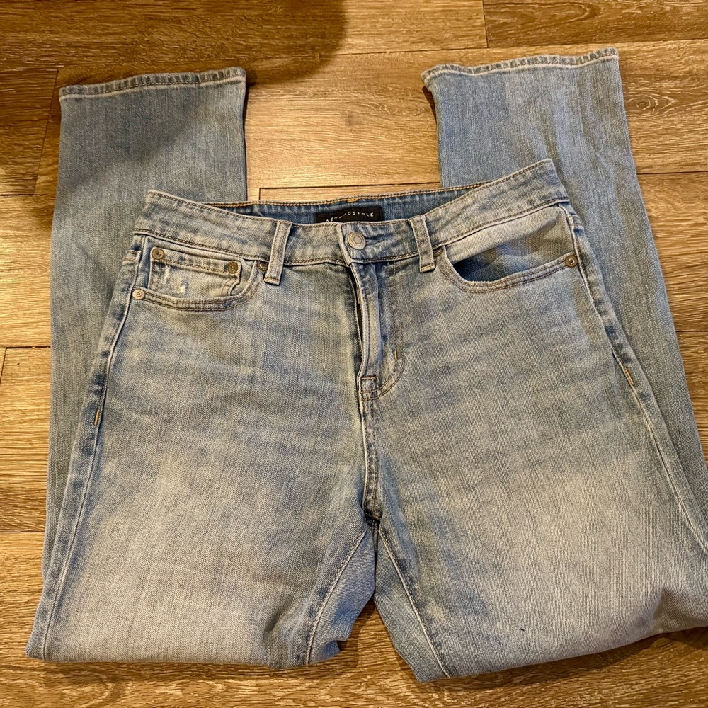 Men’s Aeropostale Athletic Straight Jeans size 27 waist 28 length